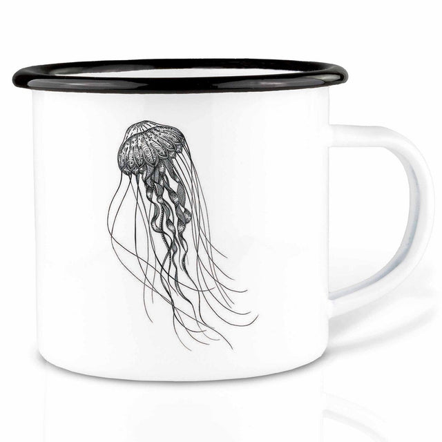 LIGARTI | Emaille Mok | Diepzee Kwallen - Le CirQue Conceptstore