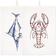 LIGARTI | Theedoeken set | Kreeft & Zwaardvis - Le CirQue Conceptstore