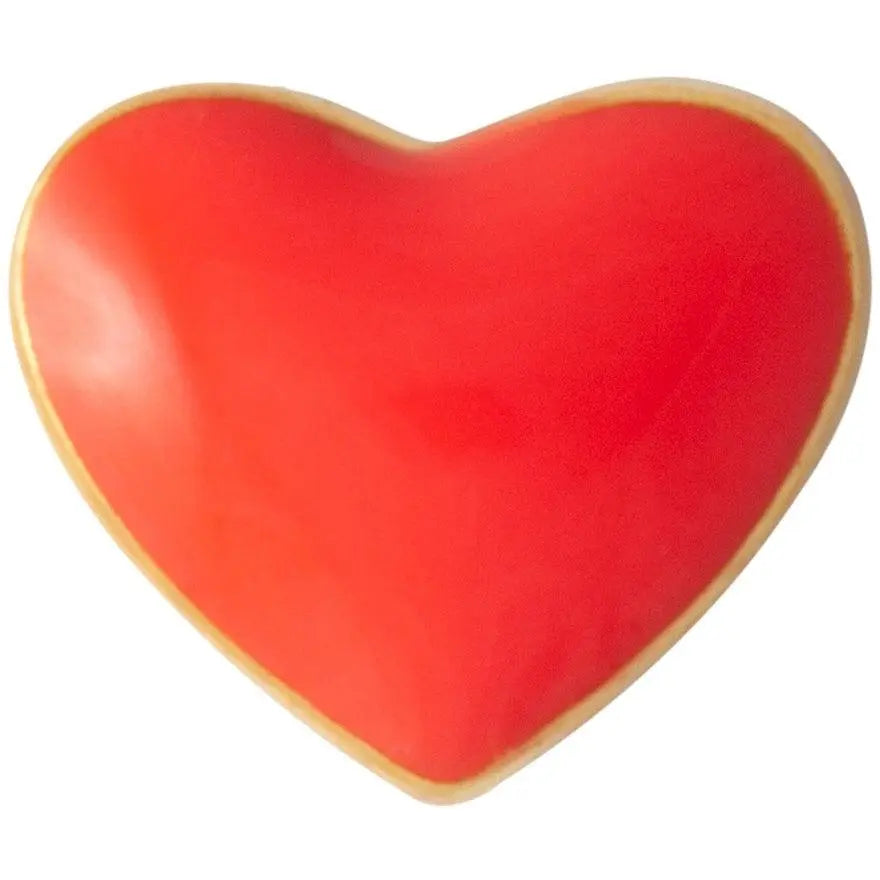 LULU COPENHAGEN - Oorbellen - Enamel Heart Red (1stuks) - Le CirQue Kidsconceptstore 