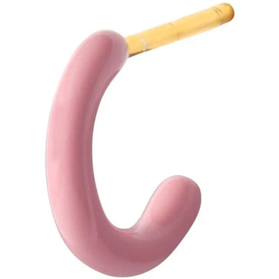 LULU COPENHAGEN - Oorbellen - Hoop Enamel Light Pink (1stuk) - Le CirQue Kidsconceptstore 