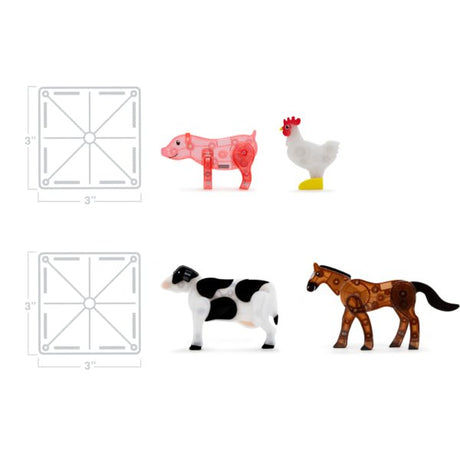 MAGNA TILES | Farm Animals (25 stuks) - Le CirQue Conceptstore