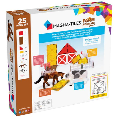 MAGNA TILES | Farm Animals (25 stuks) - Le CirQue Conceptstore