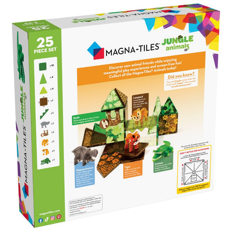 MAGNA TILES | Jungle Animals (25 stuks) - Le CirQue Conceptstore