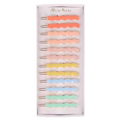 MERI MERI - Enamel Wavy Hair Clips - Le CirQue Kidsconceptstore 