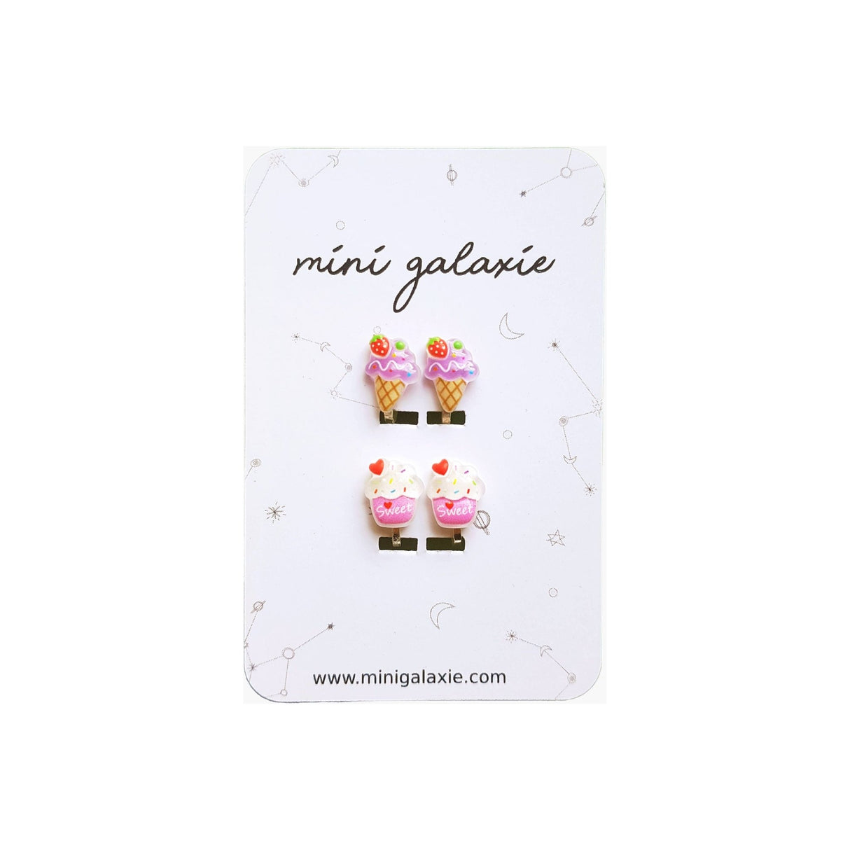 MINI GALAXIE | Oorbellen Met Clip | IJsjes - Le CirQue Conceptstore