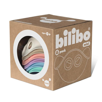 MOLUK - Set Of 6 Mini Bilibo's Pastel 0+ - Le CirQue Kidsconceptstore 