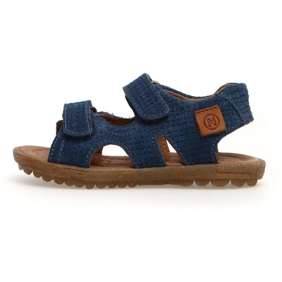 NATURINO - Sky Suede Woven Indigo - Le CirQue Kidsconceptstore 