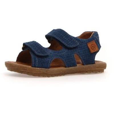 NATURINO - Sky Suede Woven Indigo - Le CirQue Kidsconceptstore 
