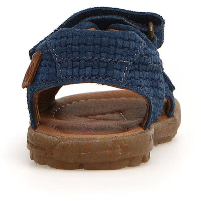 NATURINO - Sky Suede Woven Indigo - Le CirQue Kidsconceptstore 