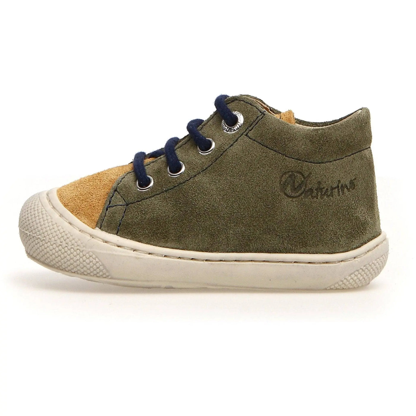 NATURINO - Cocoon Suede Bone Militaire/Zucca/Navy - Le CirQue Kidsconceptstore 
