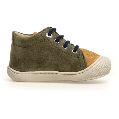 NATURINO - Cocoon Suede Bone Militaire/Zucca/Navy - Le CirQue Kidsconceptstore 