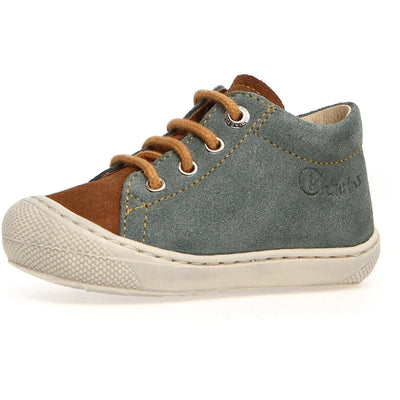 NATURINO - Cocoon Suede Bone Sage/Brown/Zucca - Le CirQue Kidsconceptstore 
