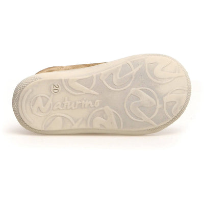 NATURINO - Cocoon Suede Bone Sand/Brown/Miliatire - Le CirQue Kidsconceptstore 