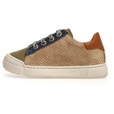 NATURINO - Eindhoven Nappa Suede Stone/Sand - Le CirQue Kidsconceptstore 