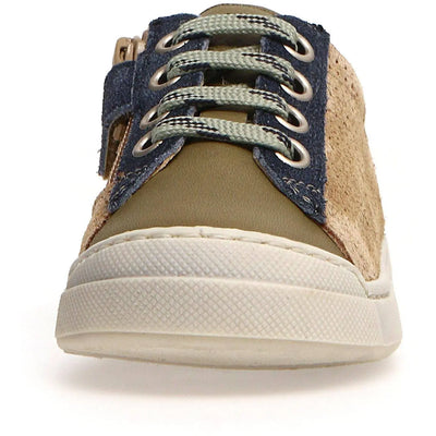 NATURINO - Eindhoven Nappa Suede Stone/Sand - Le CirQue Kidsconceptstore 