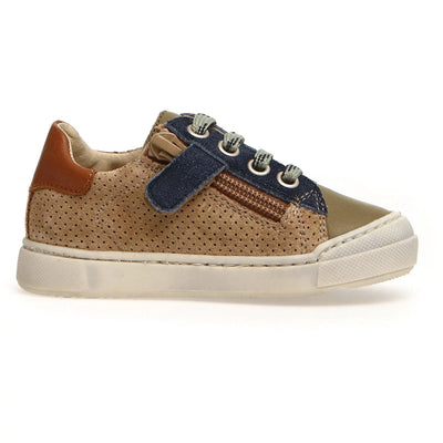 NATURINO - Eindhoven Nappa Suede Stone/Sand - Le CirQue Kidsconceptstore 