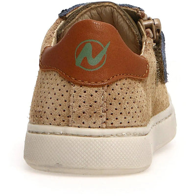 NATURINO - Eindhoven Nappa Suede Stone/Sand - Le CirQue Kidsconceptstore 