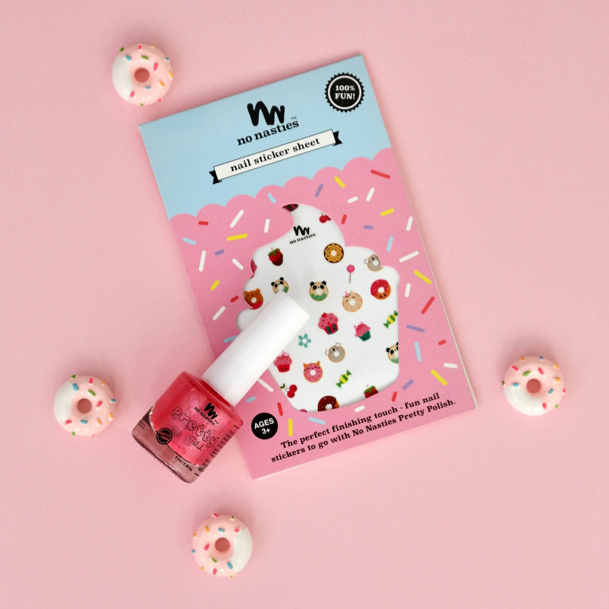 NO NASTIES KIDS | Nagelstickers Cupcake & Donut - Le CirQue Conceptstore