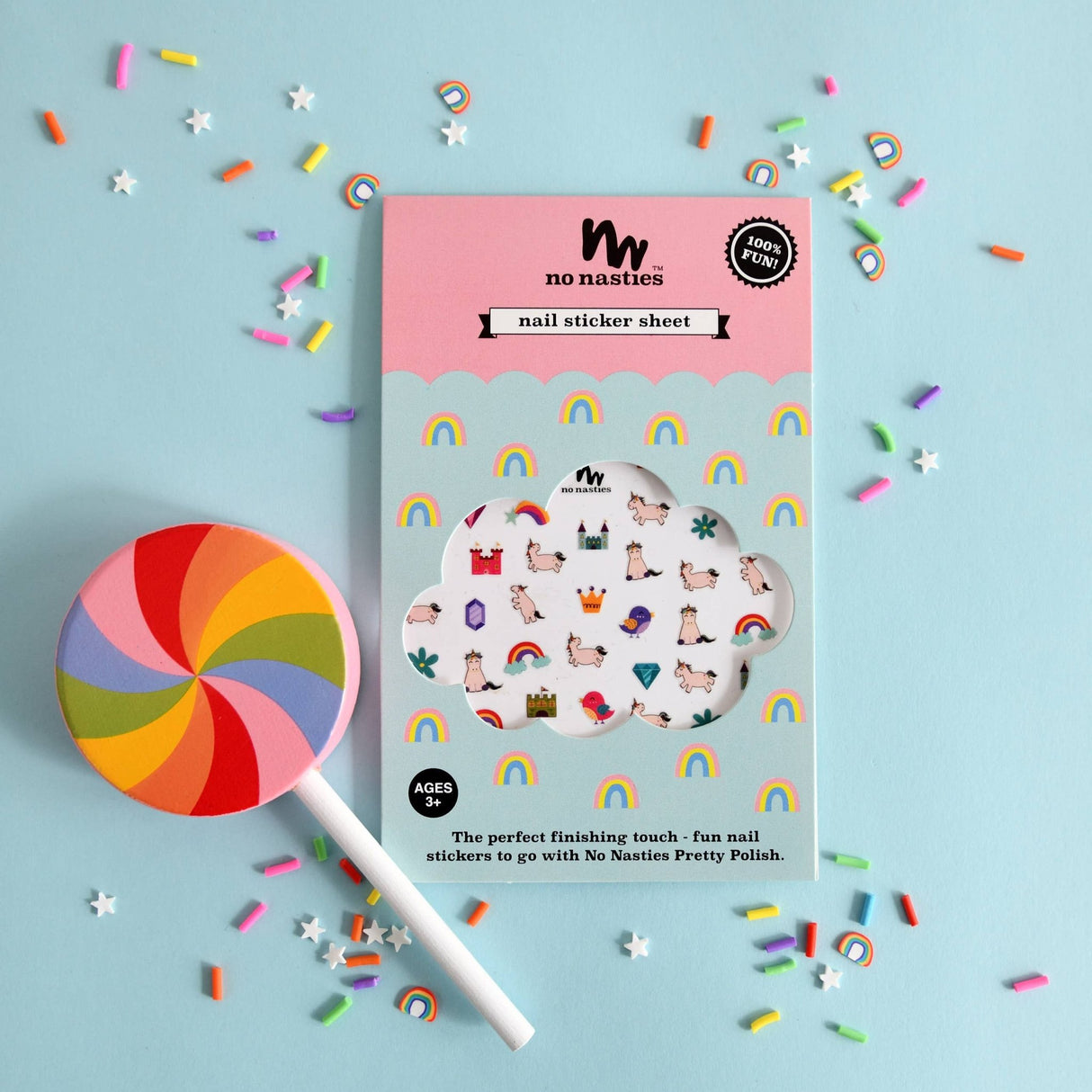NO NASTIES KIDS | Nagelstickers Unicorn - Le CirQue Conceptstore
