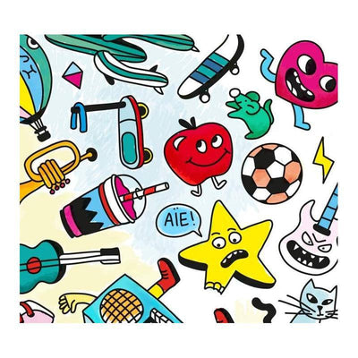 OMY - Kleurposter Baby Pop Art (70cm x 100 cm) 3+ - Le CirQue Kidsconceptstore 