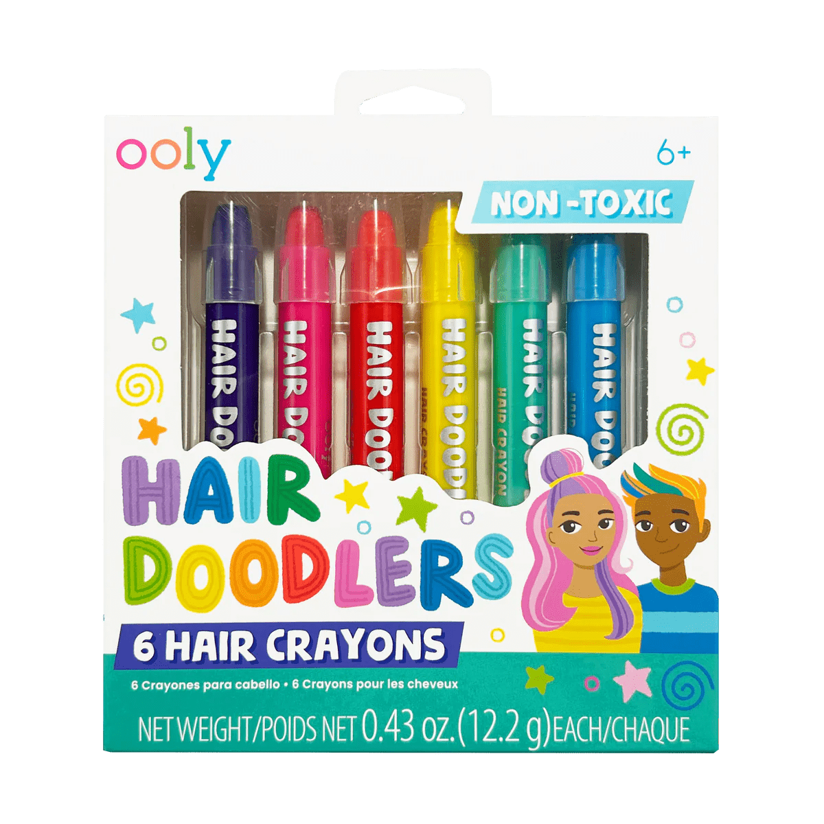 OOLY | Grimm | Hair Doodlers Crayons - Le CirQue Conceptstore