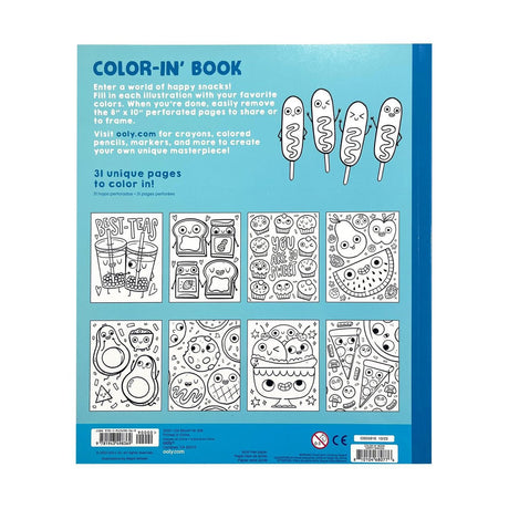 OOLY | Kleurboek | Happy Snack 3+ - Le CirQue Conceptstore