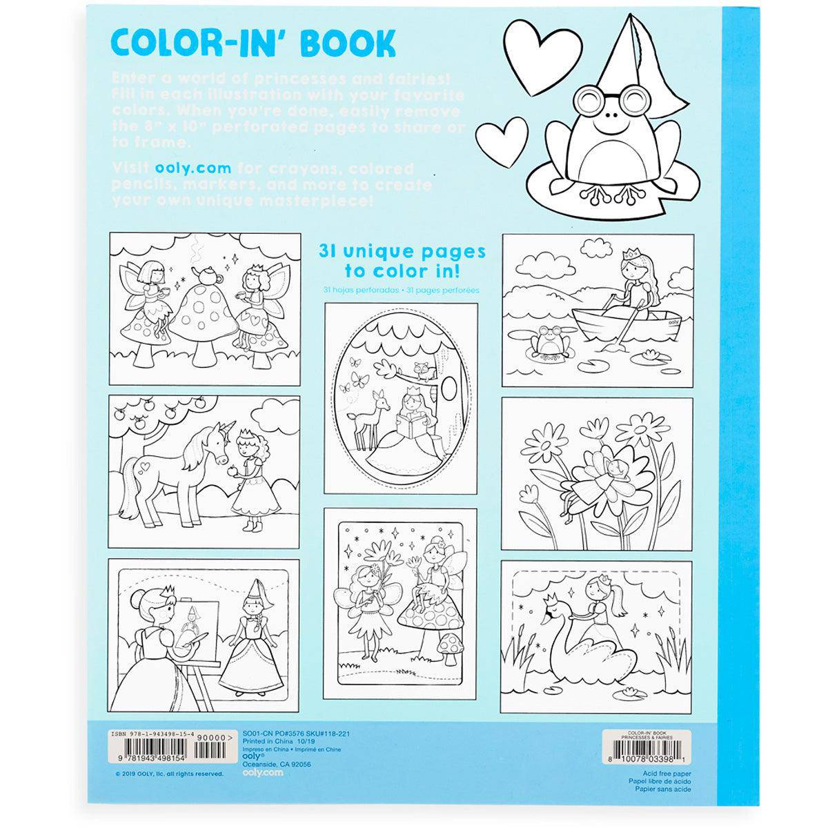 OOLY | Kleurboek | Princesses & Fairies 3+ - Le CirQue Conceptstore