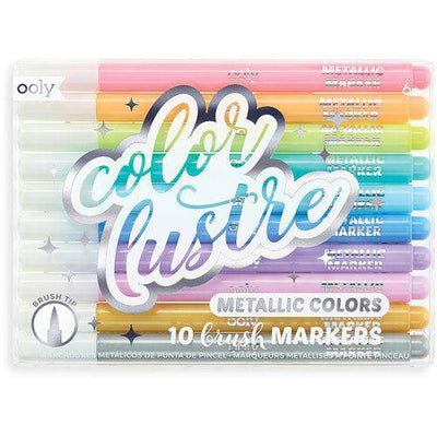 OOLY - Color Lustre Metallic Brush Markers - Le CirQue Kidsconceptstore 