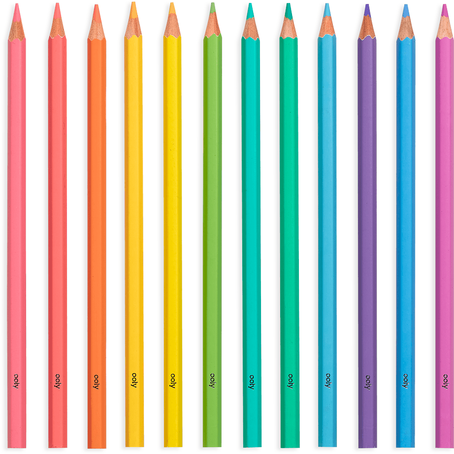 OOLY - Pastel Hues Colored Pencils (12) - Le CirQue Kidsconceptstore 