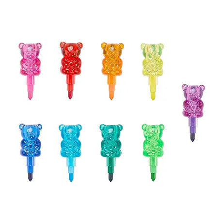 OOLY | Kleurpotloden | Bunch O’ Bears Stacking Crayons - Le CirQue Conceptstore