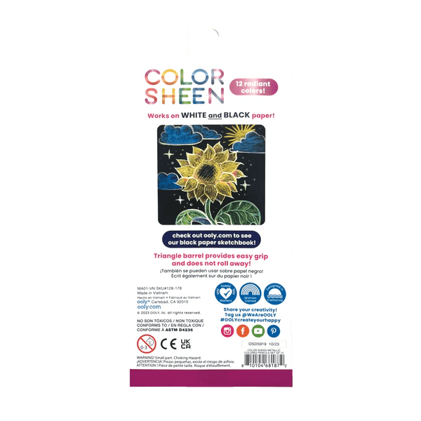 OOLY | Kleurpotloden | Color Sheen Metallic 6+ - Le CirQue Conceptstore
