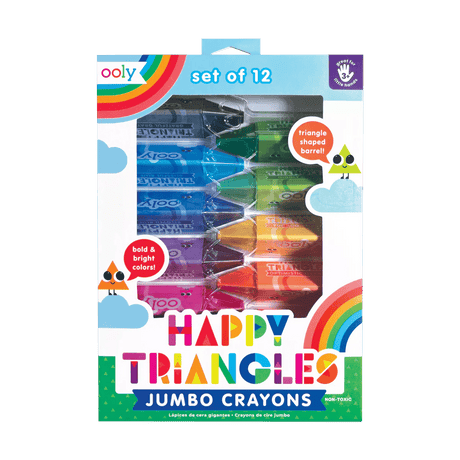 OOLY | Kleurpotloden | Happy Triangles Jumbo 3+ - Le CirQue Conceptstore