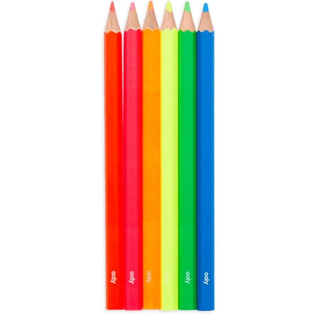 OOLY | Kleurpotloden | Jumbo Brights Neon 3+ - Le CirQue Conceptstore