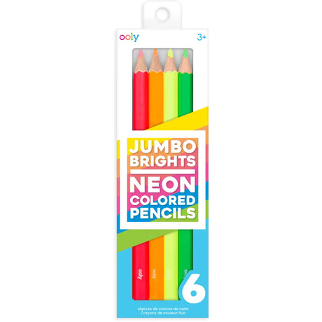 OOLY | Kleurpotloden | Jumbo Brights Neon 3+ - Le CirQue Conceptstore