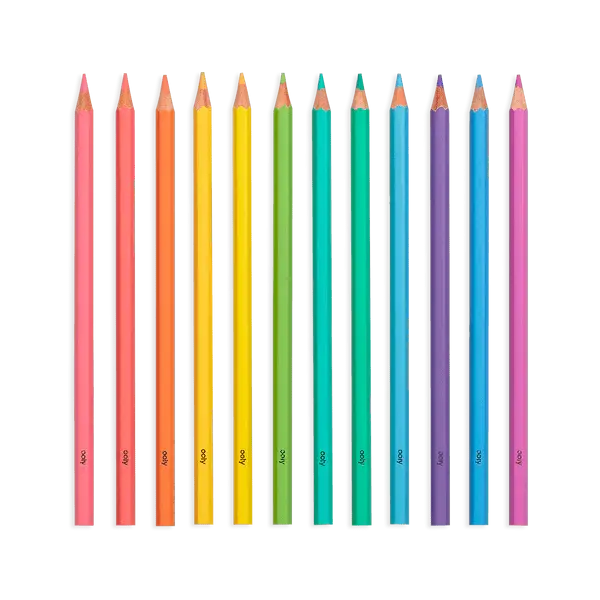 OOLY | Kleurpotloden | Pastel Hues 12 Colors 3+ - Le CirQue Conceptstore