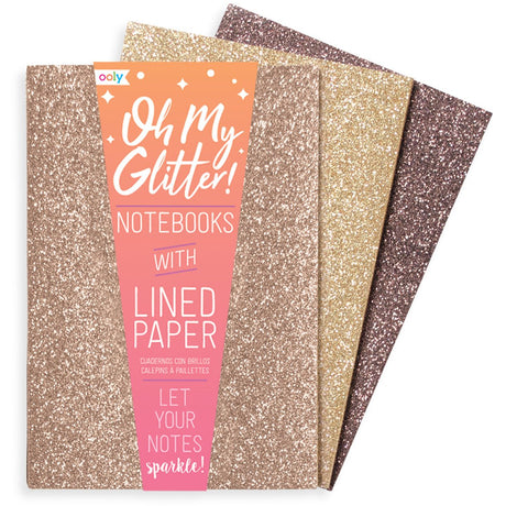 OOLY | Notitieboek | Ooh My Glitter! | Gold & Bronze - Le CirQue Conceptstore