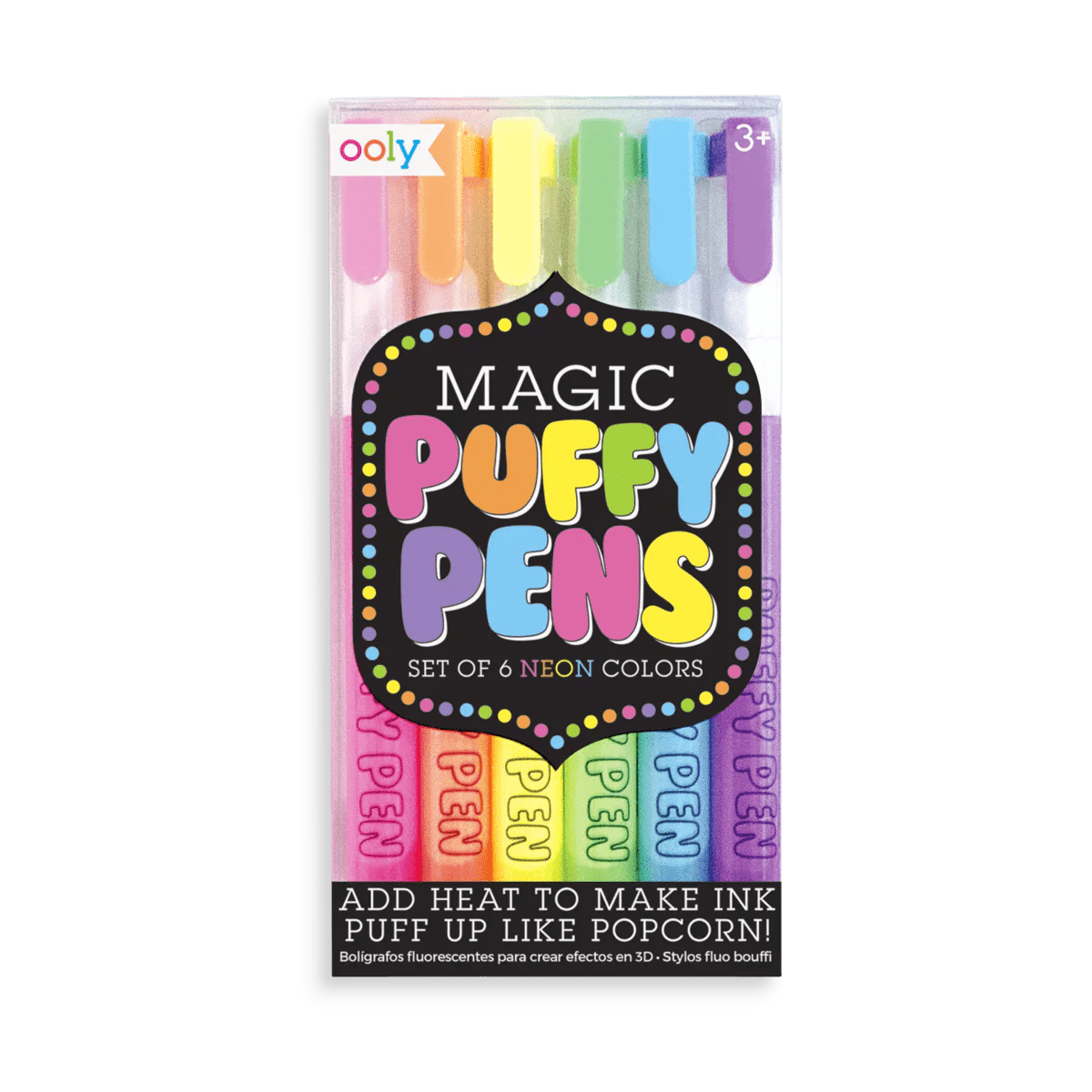 OOLY | Schrijgerei | Magic Neon Puffy Pens - Le CirQue Conceptstore