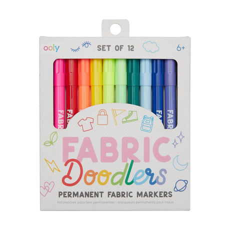 OOLY | Textiel Stiften | Permanent Fabric Doodle Markers - Le CirQue Conceptstore