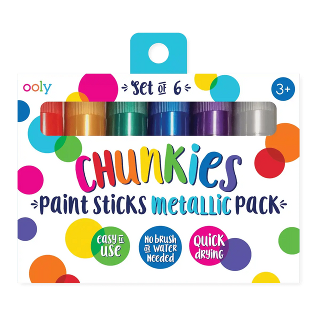 OOLY | Verf | Chunkies Paint Sticks | Metallic 3+ - Le CirQue Conceptstore