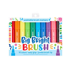 OOLY | Viltstiften | Big Bright Brush Markers 3+ - Le CirQue Conceptstore