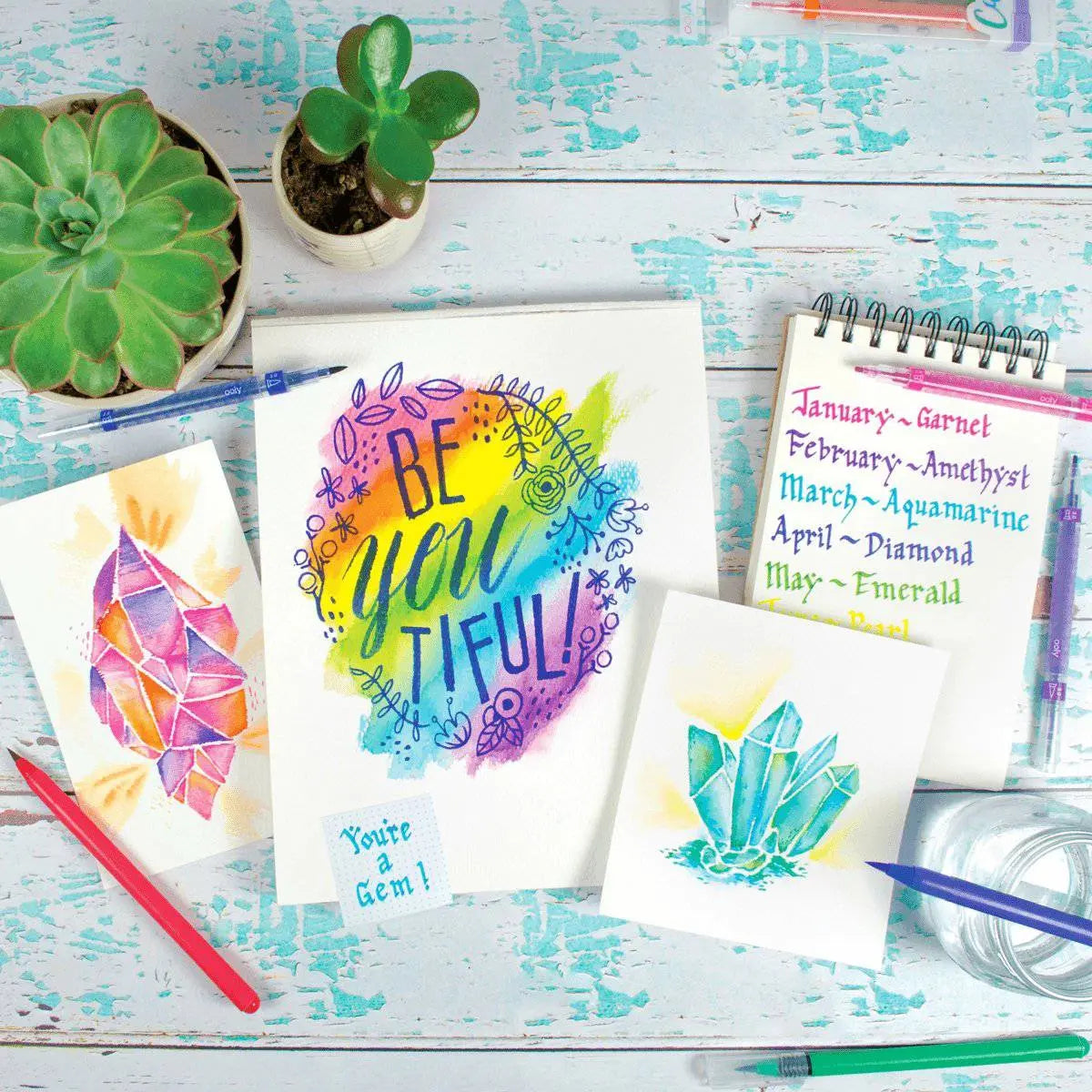 OOLY | Viltstiften | Calligraphy Duo Tip Markers - Le CirQue Conceptstore