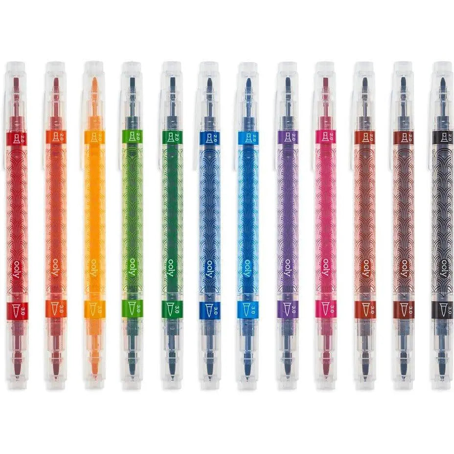 OOLY | Viltstiften | Calligraphy Duo Tip Markers - Le CirQue Conceptstore