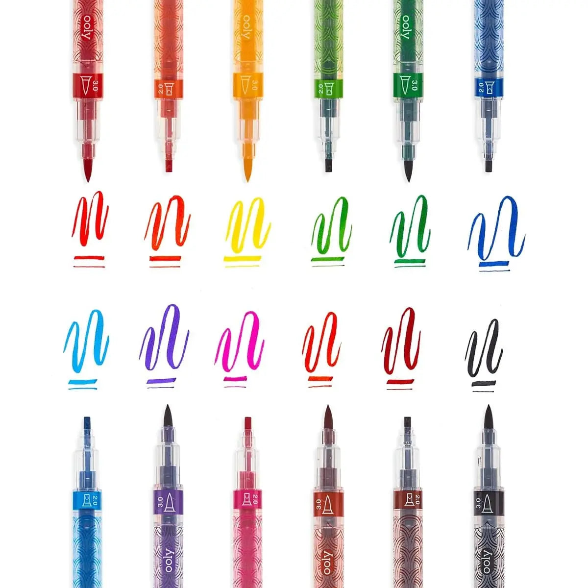 OOLY | Viltstiften | Calligraphy Duo Tip Markers - Le CirQue Conceptstore
