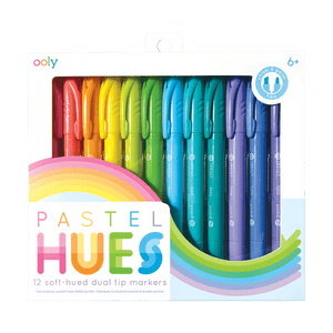OOLY | Viltstiften | Pastel Hues Dual Tip Markers 6+ - Le CirQue Conceptstore