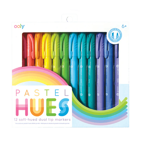 OOLY | Viltstiften | Pastel Hues Dual Tip Markers 6+ - Le CirQue Conceptstore