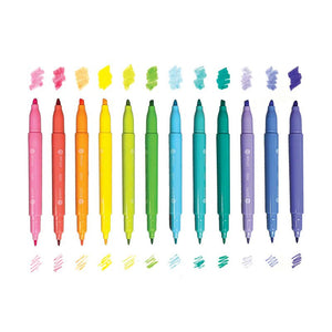 OOLY | Viltstiften | Pastel Hues Dual Tip Markers 6+ - Le CirQue Conceptstore