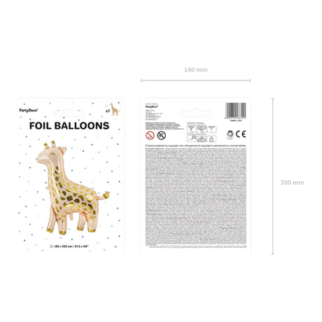 PARTY DECO | Folie Ballon | Giraf XL - Le CirQue Conceptstore