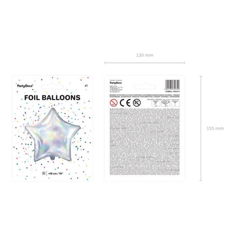 PARTY DECO | Folie Ballon | Iriserende Ster - Le CirQue Conceptstore