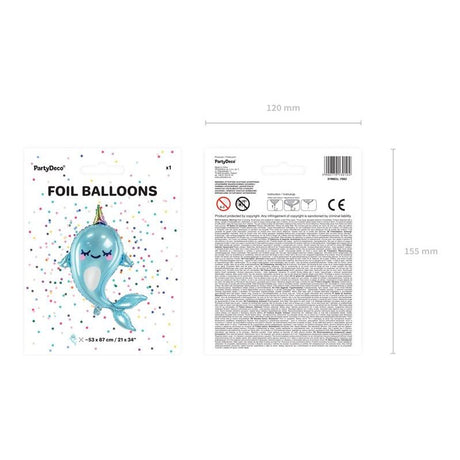 PARTY DECO | Folie Ballon | Narwhal - Le CirQue Conceptstore