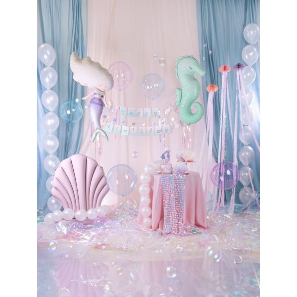 PARTY DECO | Folie Ballon | Transparant Blauw - Le CirQue Conceptstore